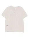 Agnona Round-neck T-shit In Neutral