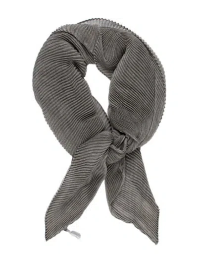 Pre-owned Agnona Scarf In Gray