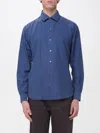 Agnona Long-sleeve Button-up Shirt In Blue