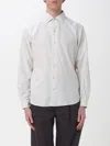 Agnona Long-sleeve Button-up Shirt In Neutral