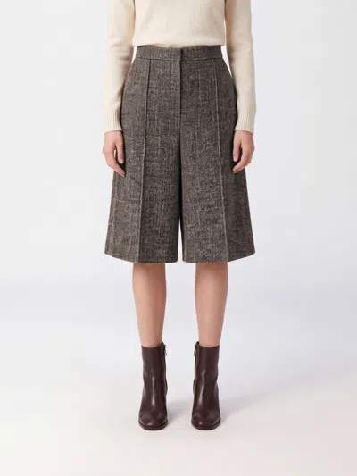 Agnona Shorts Woman Color Brown