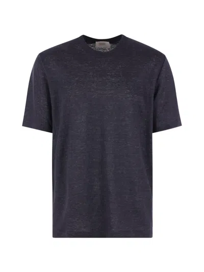 Agnona Short-sleeve T-shirt In Blue