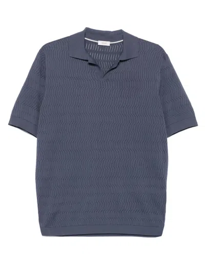 Agnona Silk-blend Polo Shirt