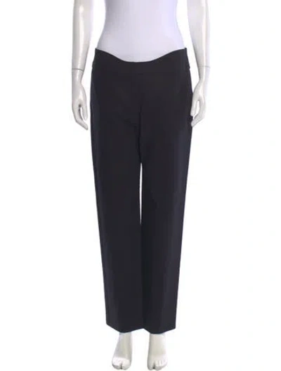 Pre-owned Agnona Straight Leg Pants W/ Tags In Black