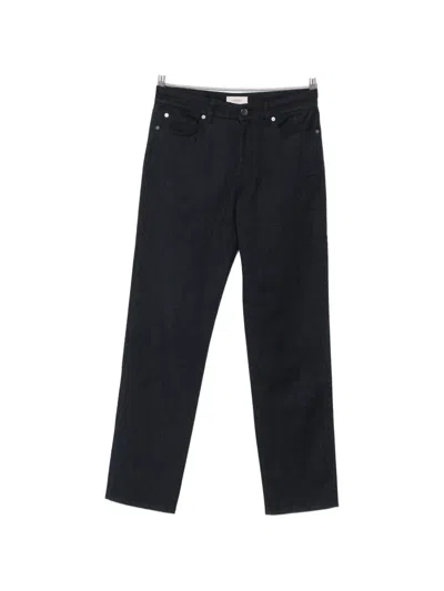 Agnona Straight-leg Jeans In Black