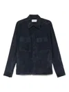 Agnona Suede Shirt Jacket