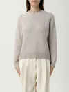 Agnona Sweater  Woman Color Beige In Neutral