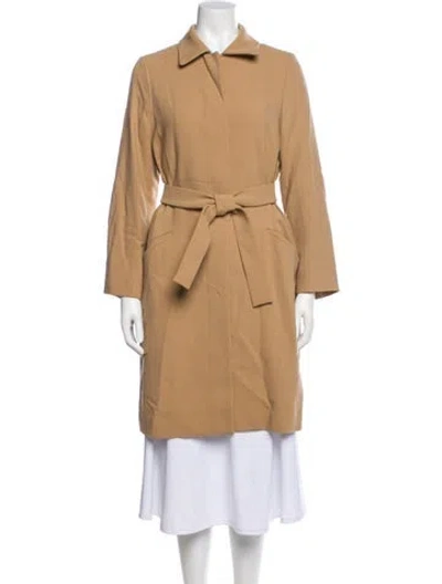 Pre-owned Agnona Trench Coat In Neutral