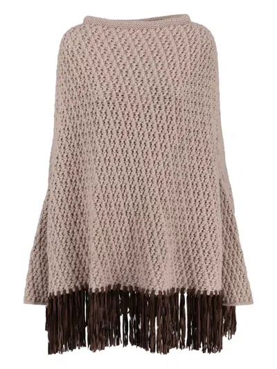 Pre-owned Agnona Vintage Cashmere Poncho