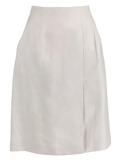 Pre-owned Agnona Vintage  Cotton Midi Skirt