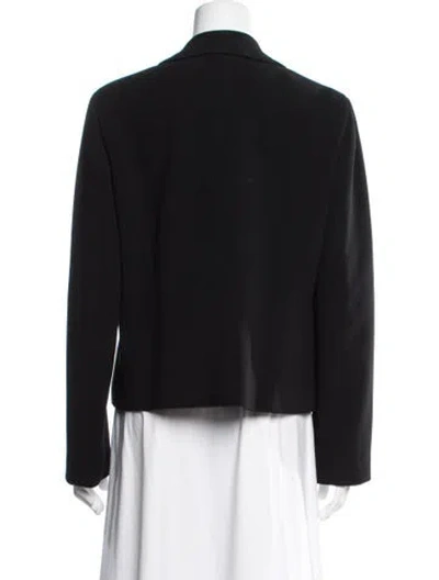 Pre-owned Agnona Virgin Wool Blazer In Black