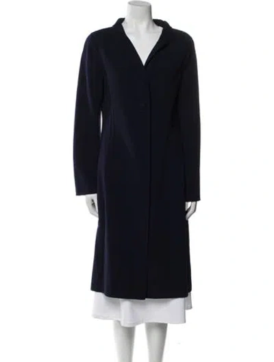 Pre-owned Agnona Virgin Wool Evening Jacket In Blue