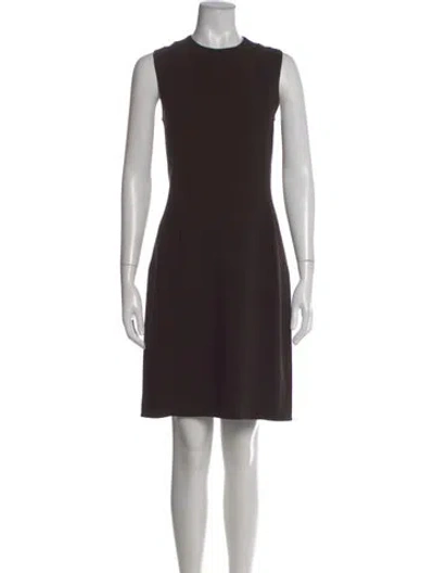 Pre-owned Agnona Virgin Wool Knee-length Dress In Purple