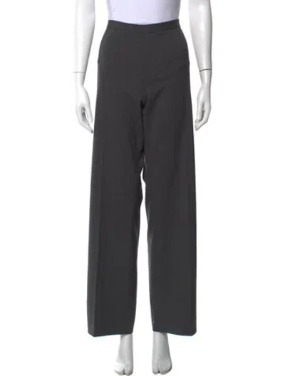Pre-owned Agnona Wide Leg Pants In Gray