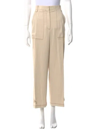 Pre-owned Agnona Wide Leg Pants W/ Tags In Neutral