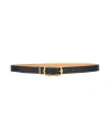 Agnona Woman Belt Black Size 34 Leather