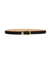 Agnona Woman Belt Black Size 38 Leather
