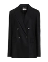 Agnona Woman Blazer Black Size 2 Wool, Cashmere, Elastane