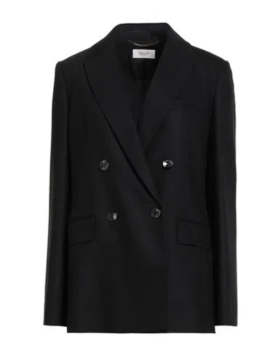 Agnona Woman Blazer Black Size 2 Wool, Cashmere, Elastane