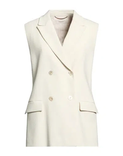 Agnona Woman Blazer Off White Size 4 Cotton, Viscose, Elastane