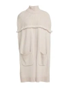 Agnona Woman Cape Beige Size Onesize Cashmere