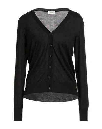 Agnona Woman Cardigan Black Size S Cashmere, Silk