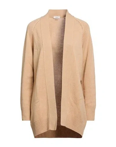 Agnona Woman Cardigan Camel Size S Cashmere In Brown