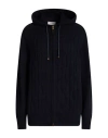Agnona Woman Cardigan Midnight Blue Size M Cashmere, Metal