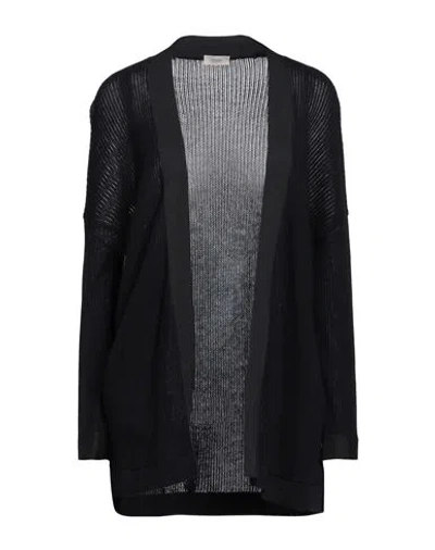 Agnona Woman Cardigan Midnight Blue Size Xs Cashmere, Silk