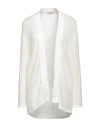 Agnona Woman Cardigan Off White Size M Cashmere, Silk In Off White