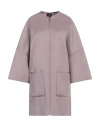 Agnona Woman Coat Antique Rose Size M Cashmere, Viscose, Cotton In Pink
