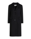 Agnona Woman Coat Black Size 4 Cashmere