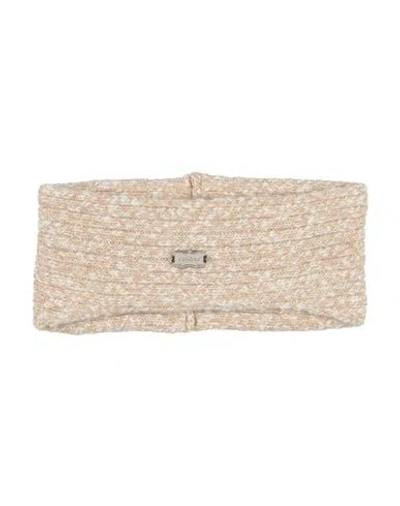 Agnona Woman Hair Accessory Beige Size - Wool, Cashmere