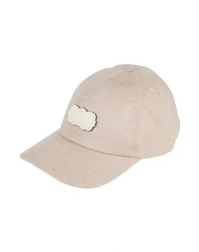 Agnona Woman Hat Beige Size S Silk, Cashmere