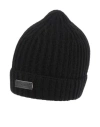 Agnona Woman Hat Black Size Onesize Cashmere, Calfskin