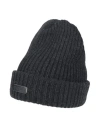 Agnona Woman Hat Charcoal Size Onesize Cashmere In Black