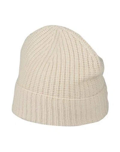 Agnona Woman Hat Cream Size Onesize Cashmere In White