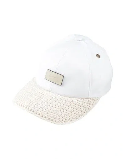 Agnona Woman Hat Cream Size S Cotton