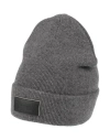Agnona Woman Hat Grey Size Onesize Cashmere In Gray