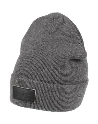 Agnona Woman Hat Grey Size Onesize Cashmere In Gray