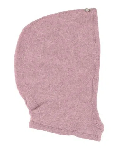Agnona Woman Hat Lilac Size Onesize Cashmere, Silk, Polyester In Purple