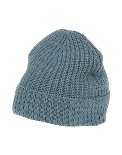 Agnona Woman Hat Pastel Blue Size Onesize Cashmere