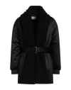 Agnona Woman Jacket Black Size 4 Polyester, Cashmere
