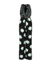 Agnona Woman Jumpsuit Black Size 8 Silk, Elastane In Black