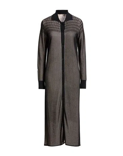 Agnona Woman Midi Dress Black Size S Viscose
