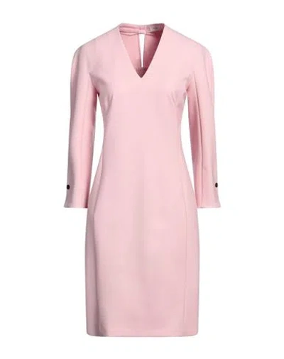 Agnona Woman Midi Dress Pink Size 6 Wool, Elastane
