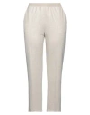 Agnona Woman Pants Beige Size 10 Wool, Cashmere, Cotton, Elastane