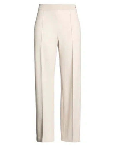 Agnona Woman Pants Beige Size 8 Cashmere, Wool