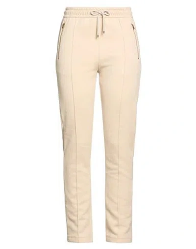 Agnona Woman Pants Beige Size S Cotton, Cashmere In Brown