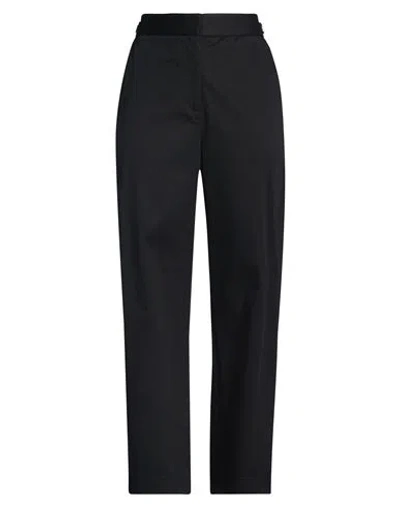 Agnona Woman Pants Black Size 12 Cotton, Elastane